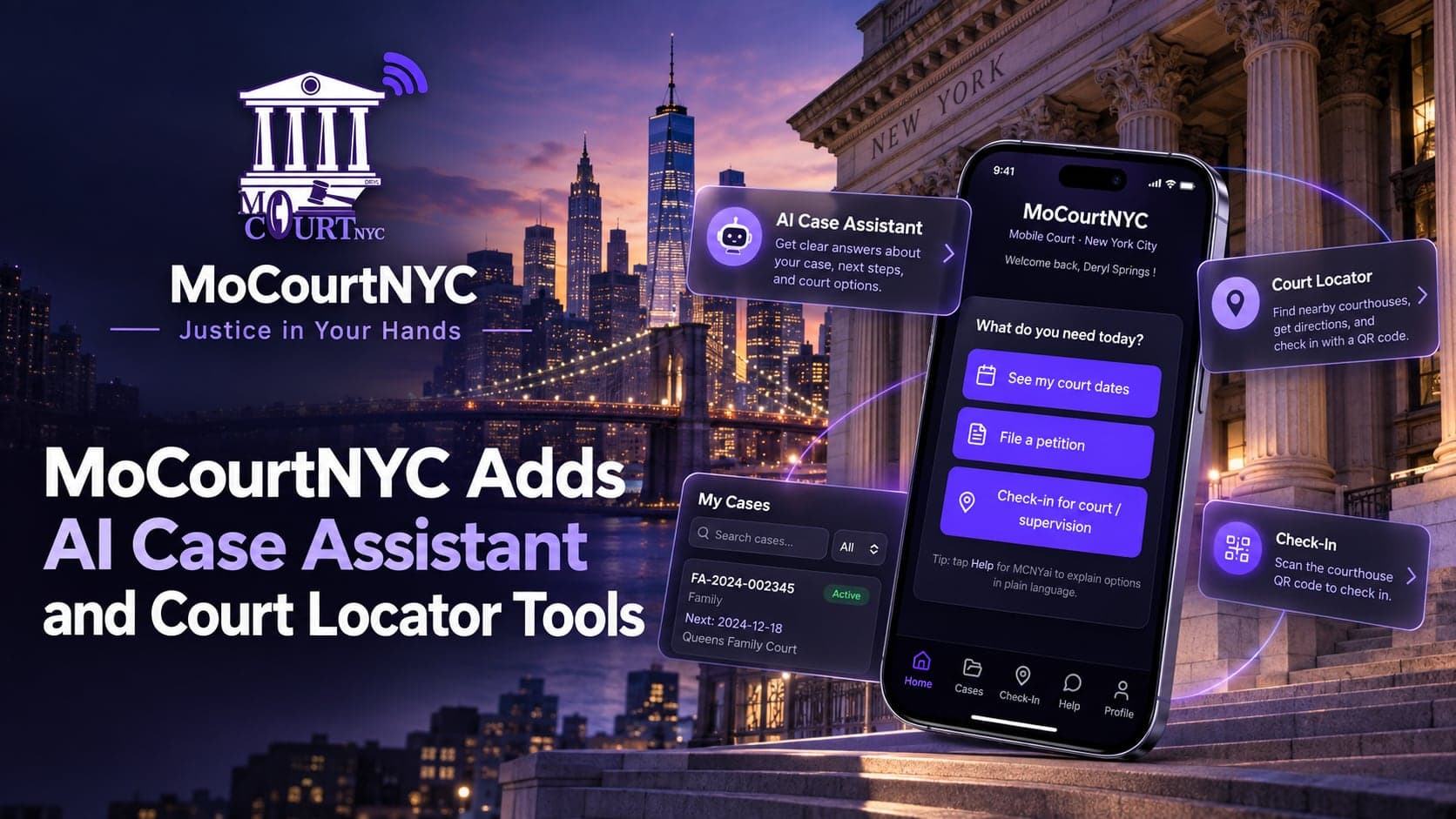 MoCourtNYC Adds AI Case Assistant and Court Locator Tools