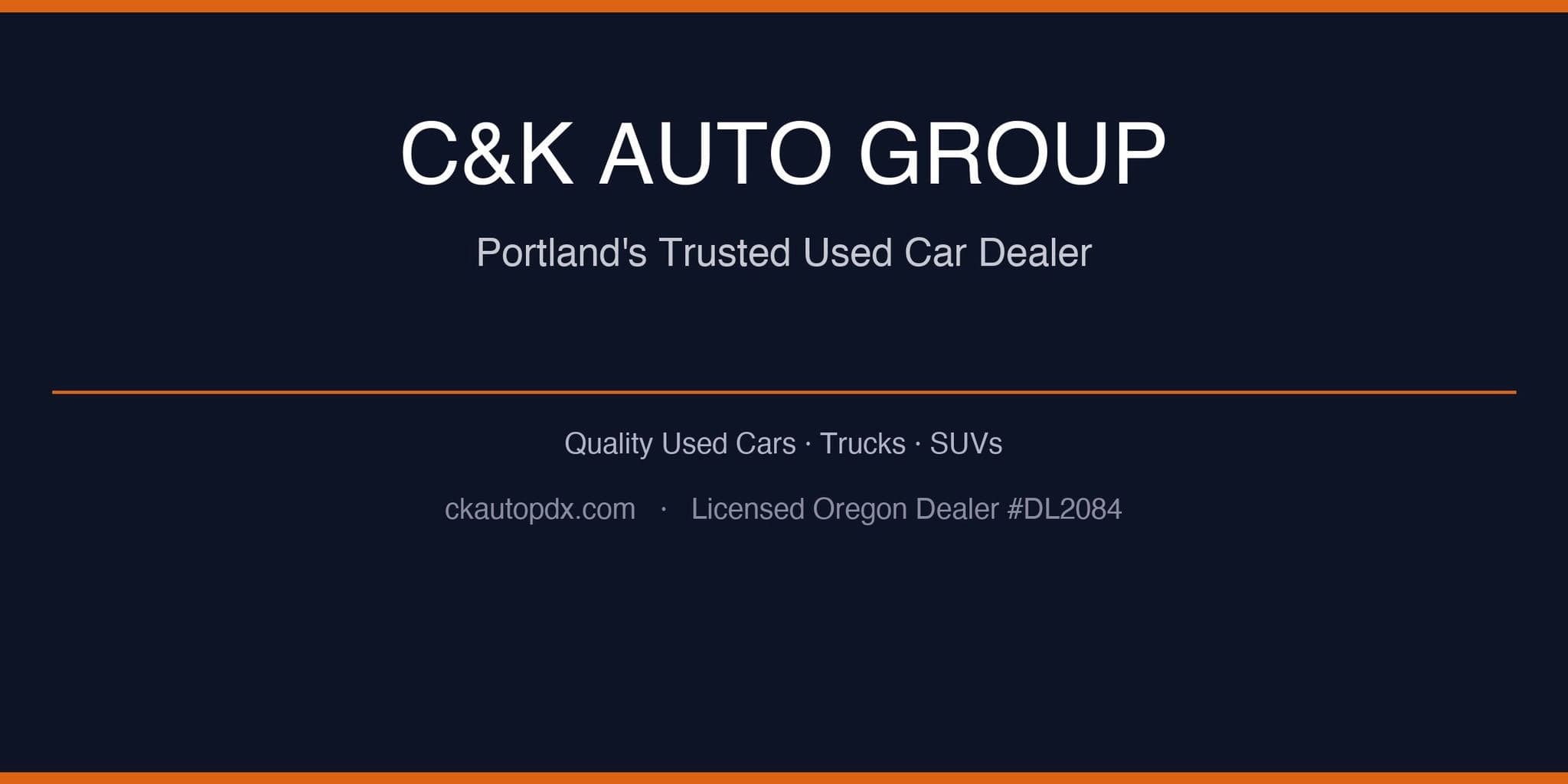 C&K Auto Group brings test drives to buyers across Portland metro area