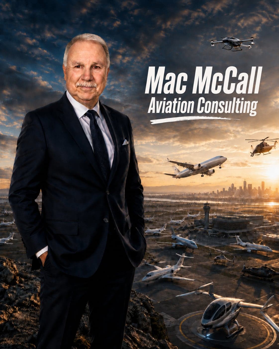 Mac McCall Marks 25 Years of Airport and Aviation Consulting in Glendale
