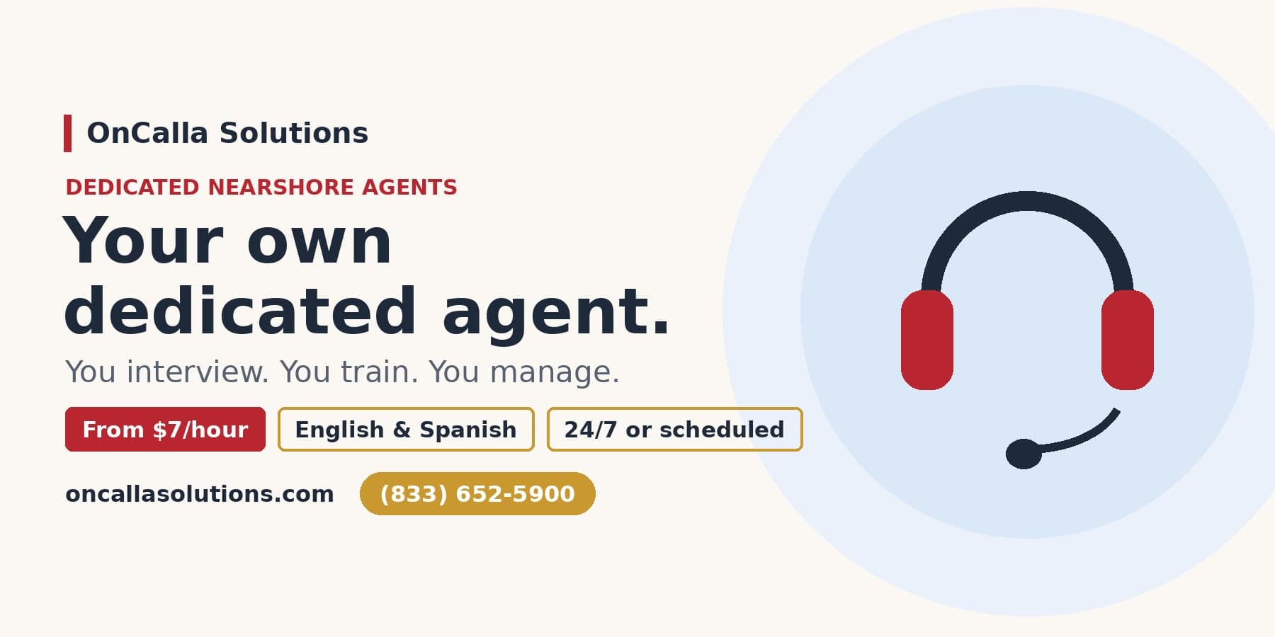 OnCalla Solutions offers dedicated nearshore agents from its Guyana operations