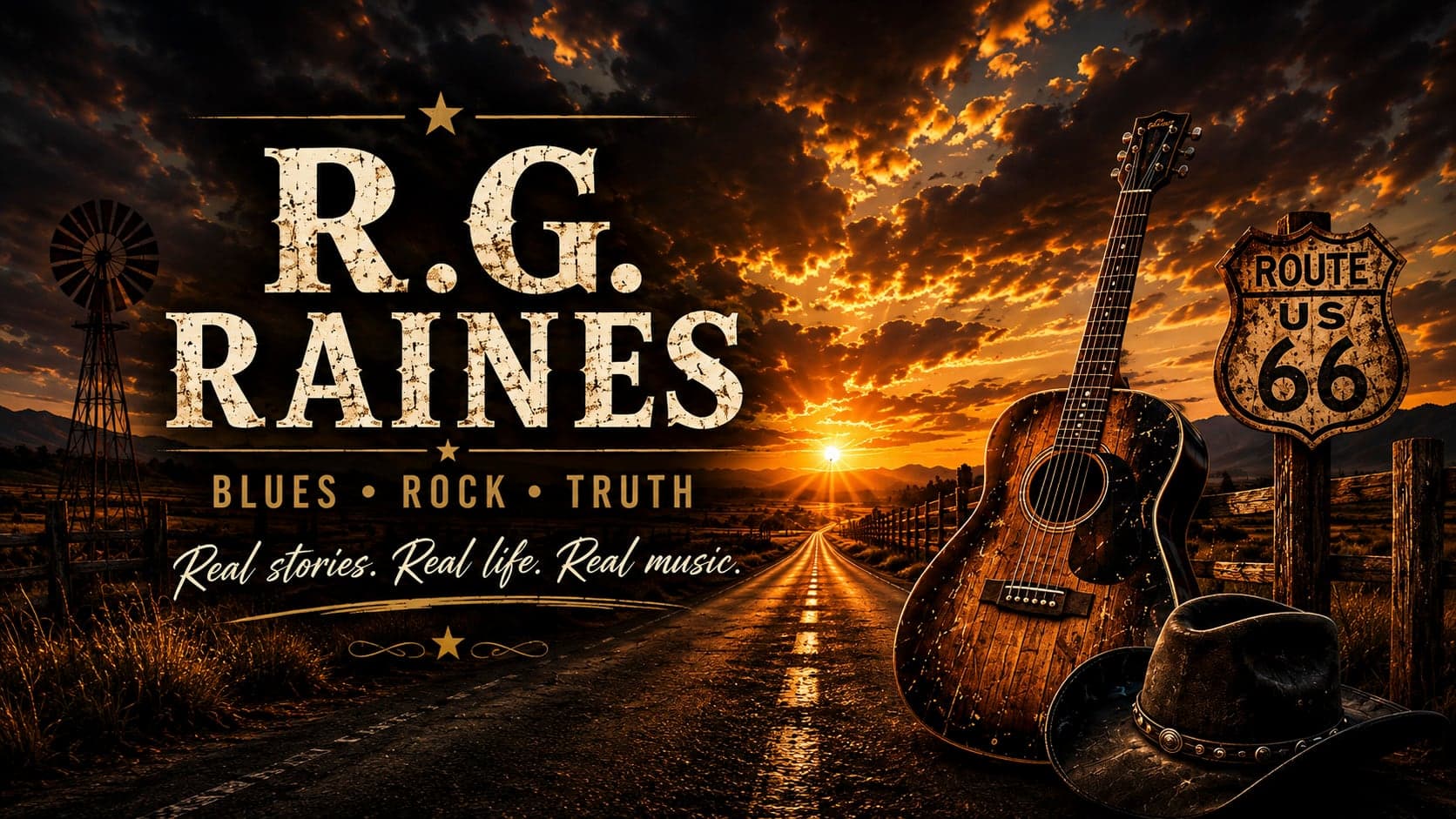 R.G. Raines Launches Official Website for Fans to Listen, Watch and Connect